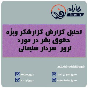 تحلیل گزارش گزارشگر ویژه حقوق بشر در مورد ترور سردار سلیمانی